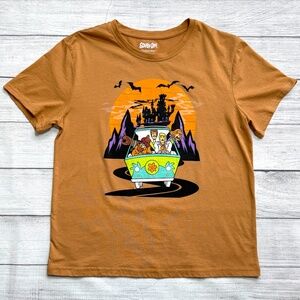 Scooby-Doo Licenced Graphic T-Shirt - Mystery Machine Bus - Women's Large